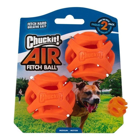 Chuckit Air Fetch Ball Medium 2pk