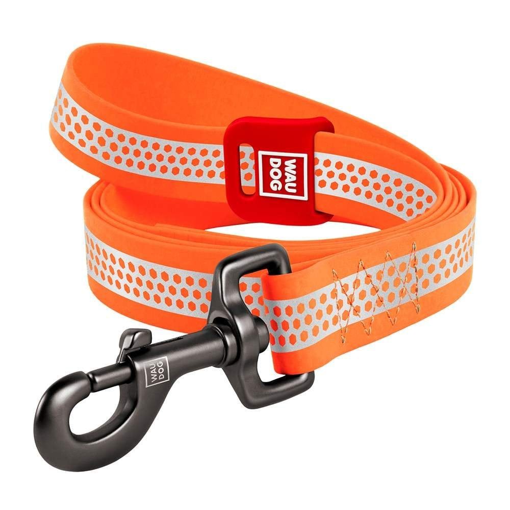 WAUDOG Collartex Reflective Dog Lead Orange