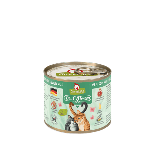 Granatapet Wet Cat Food: DeliCATessen Venison PUR 200g