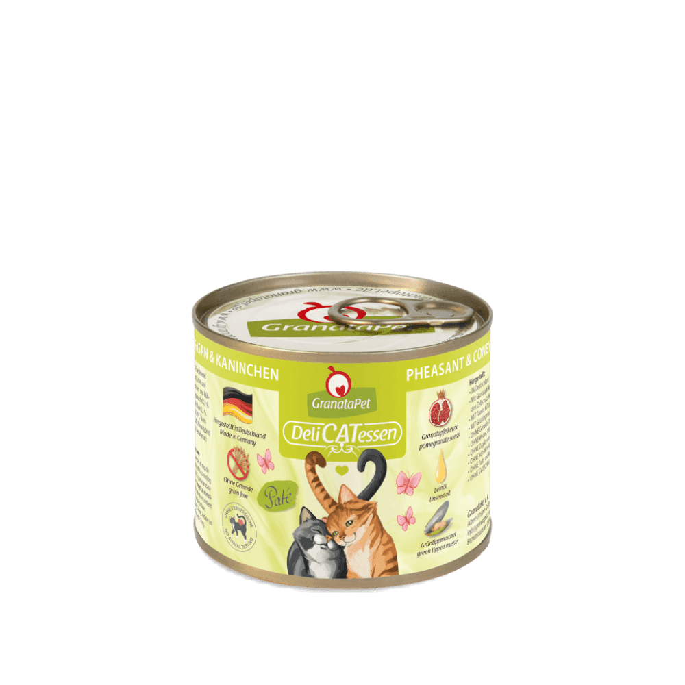 Granatapet Wet Cat Food: DeliCATessen Pheasant & Coney 200g