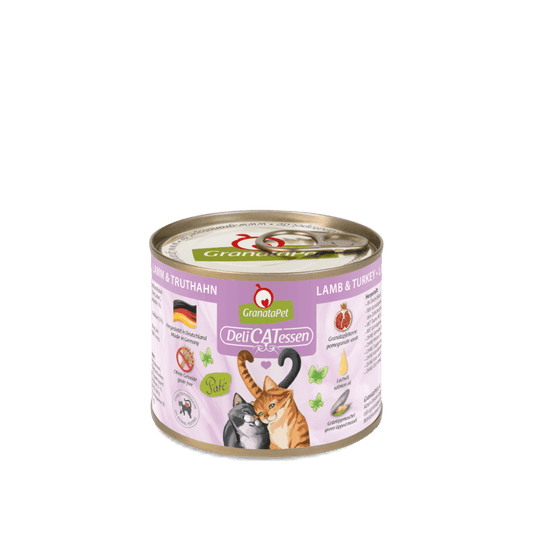 Granatapet Wet Cat Food: DeliCATessen Lamb & Turkey 200g