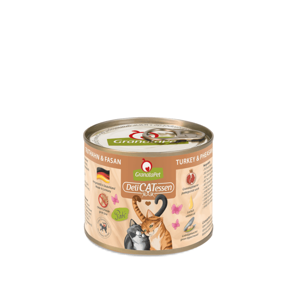 Granatapet Wet Cat Food: DeliCATessen Turkey & Pheasant 200g