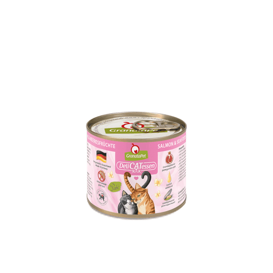 Granatapet Wet Cat Food: DeliCATessen Salmon & Seafood 200g