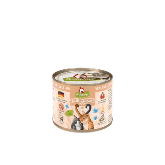 Granatapet Wet Cat Food: DeliCATessen Veal PUR 200g
