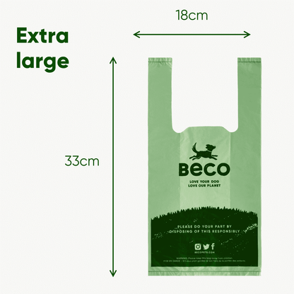 Beco Mint Scented Poop Bags with Handles 120pk