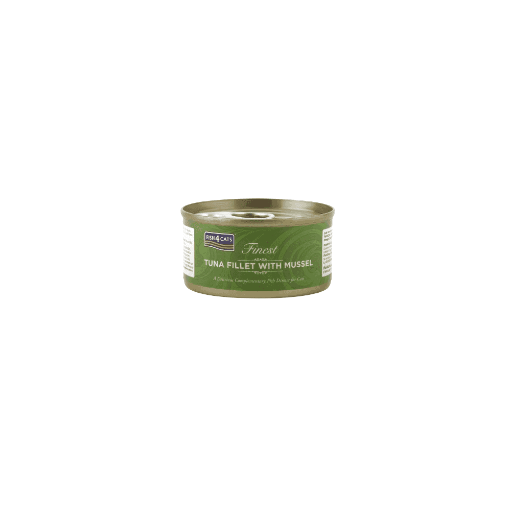 Fish4Cats Wet Food: Tuna Fillet with Mussels 10x70g