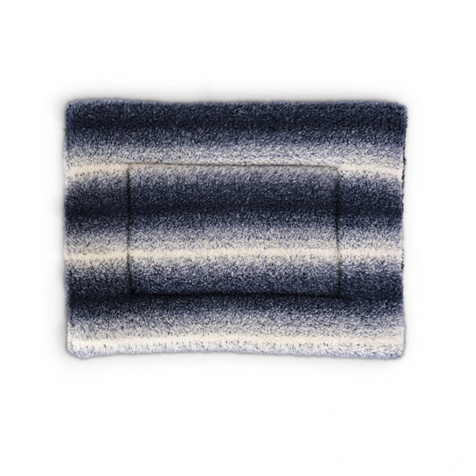 Petlife Crate Mat Midnight Blue Wolf Stripe