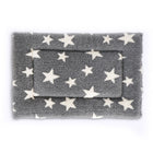 Petlife Crate Mat Grey with White Stars