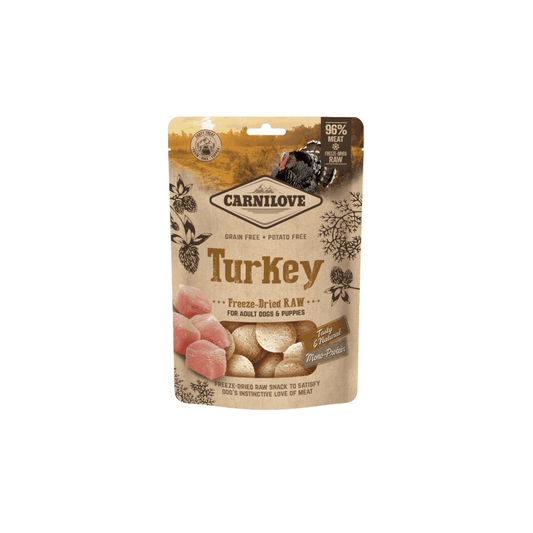Carnilove Dog Treats: True Fresh Freeze Dried Turkey 60g