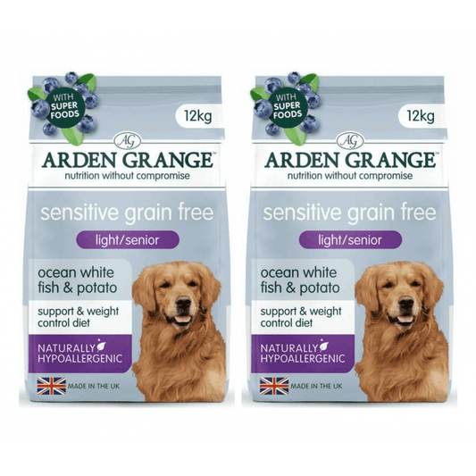 Arden Grange Dog Food: Sensitive Light/ Senior White Fish & Potato