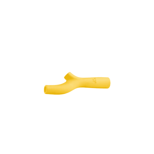 Beco Dog Toy: Natural Rubber Super Stick Yellow