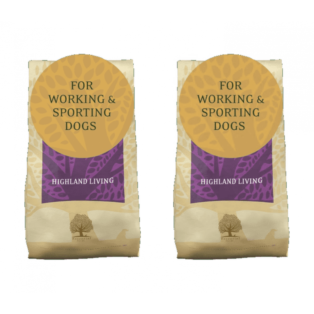 Essential Dog Food: Working Adult Highland Living (Beef, Turkey & Salmon)
