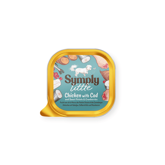 Symply Wet Dog Food: Little Chicken with Cod 100g