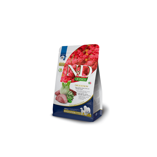 Natural & Delicious Quinoa Dog Food: Adult Medium/Maxi Digestion Lamb & Fennel 7kg
