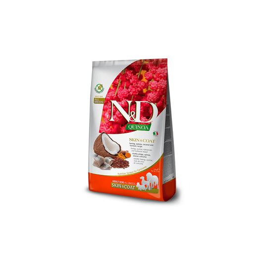 Natural & Delicious Quinoa Dog Food: Adult All Breeds Skin & Coat Herring & Coconut 2.5kg