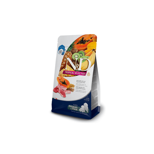 Natural & Delicious Tropical Dog Food: Puppy Medium/Maxi Lamb