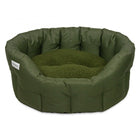 Earthbound Round Waterproof Bed Forest Green