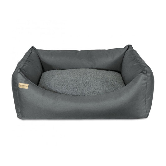 Earthbound Rectangular Removable Cover Waterproof Bed Grey