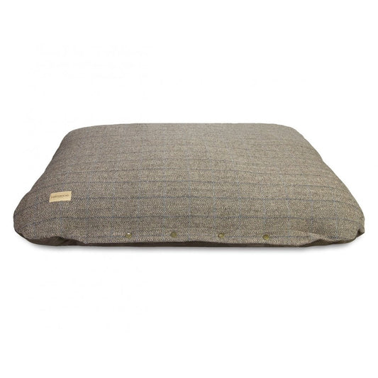 Earthbound Flat Cushion Tweed Beige