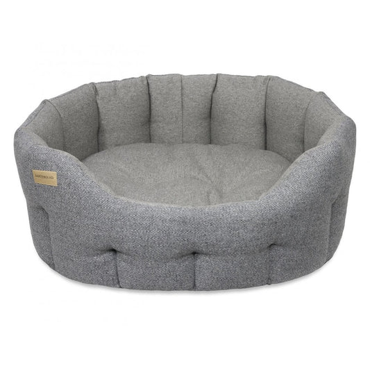 Earthbound Traditional Tweed Bed Steel Grey