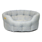 Earthbound Round Marlow Bed Ice Blue
