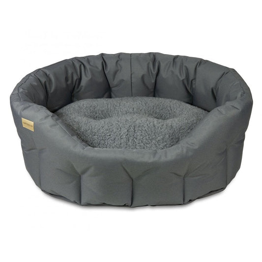 Earthbound Round Waterproof Bed Grey