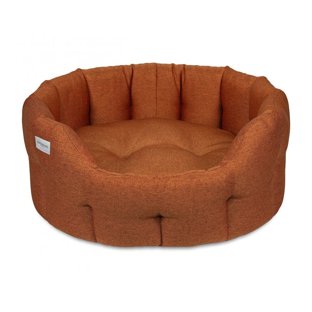 Earthbound Round Camden Bed Burnt Orange