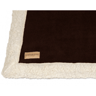 Earthbound Sherpa Fleece Blanket Chocolate