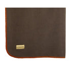 Earthbound Stitched Fleece Blanket Brown