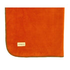 Earthbound Stitched Fleece Blanket Burnt Orange