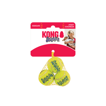 KONG SqueakAir Balls Extra Small 3pk