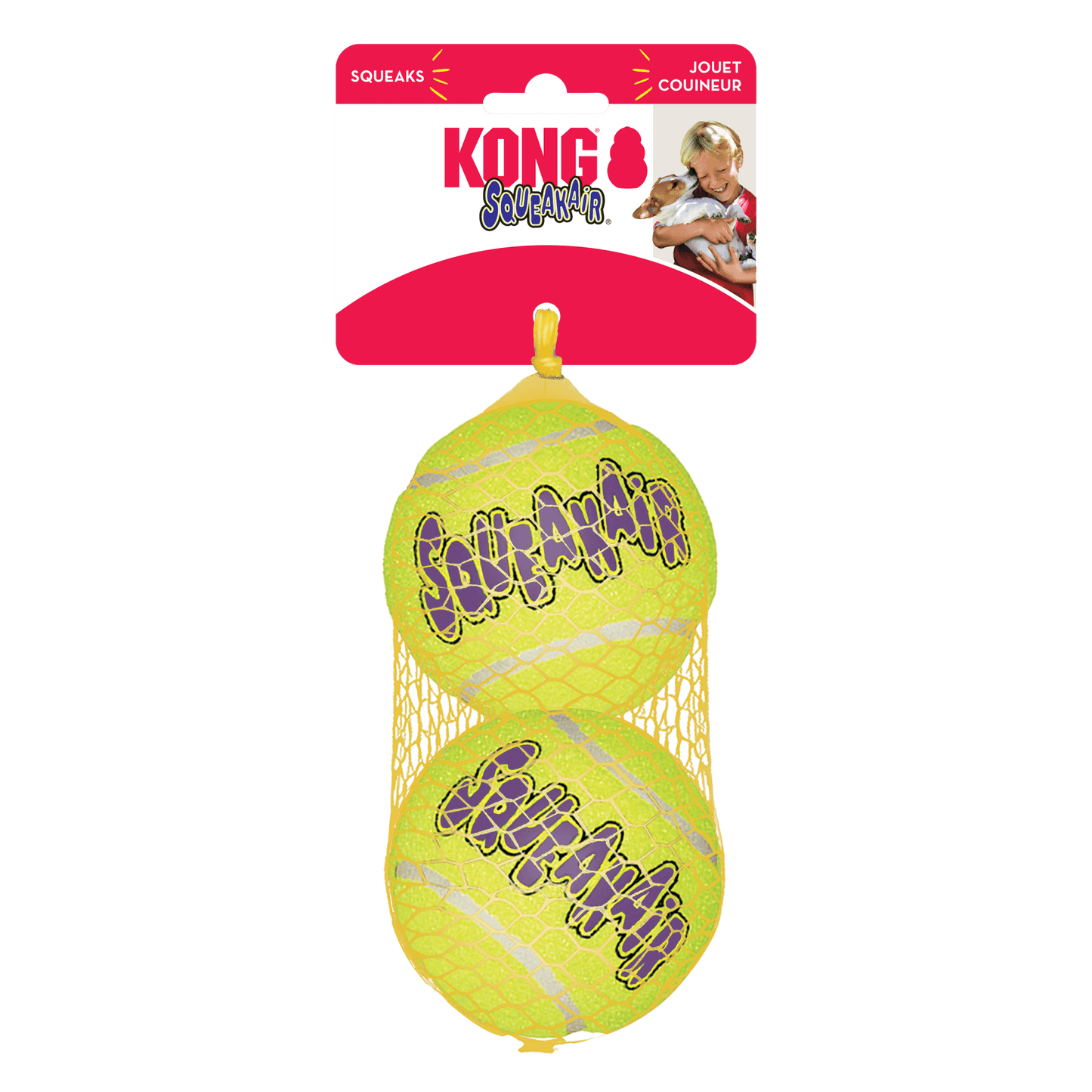 KONG SqueakAir Balls Large 2pk
