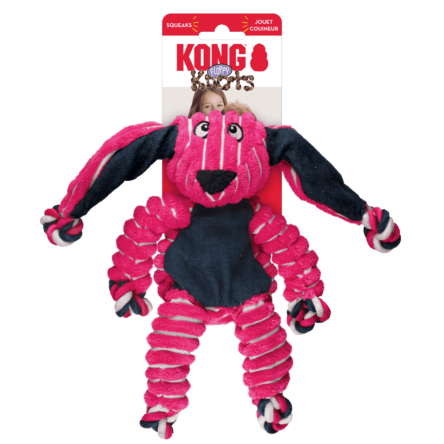 KONG Floppy Knots Bunny Small/Medium