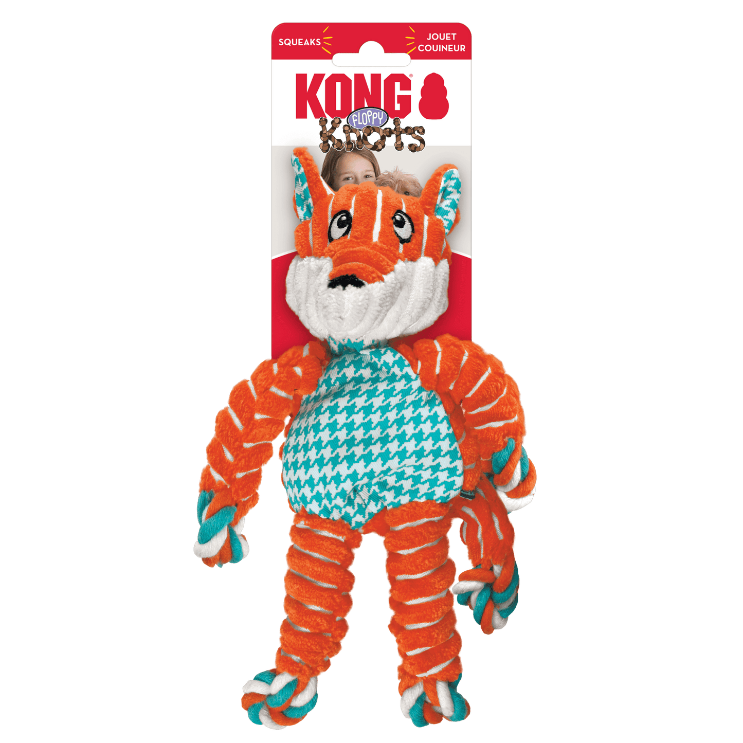 KONG Floppy Knots Fox Small/Medium