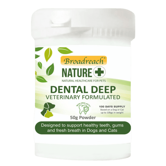 Broadreach Nature Dental Deep Care Powder for Dogs & Cats 120g