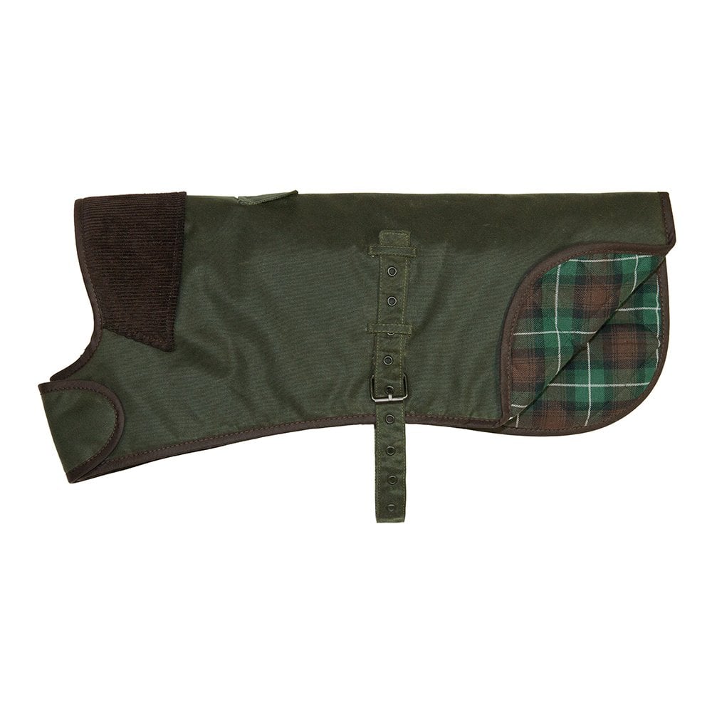 Earthbound Wax Dog Coat Green