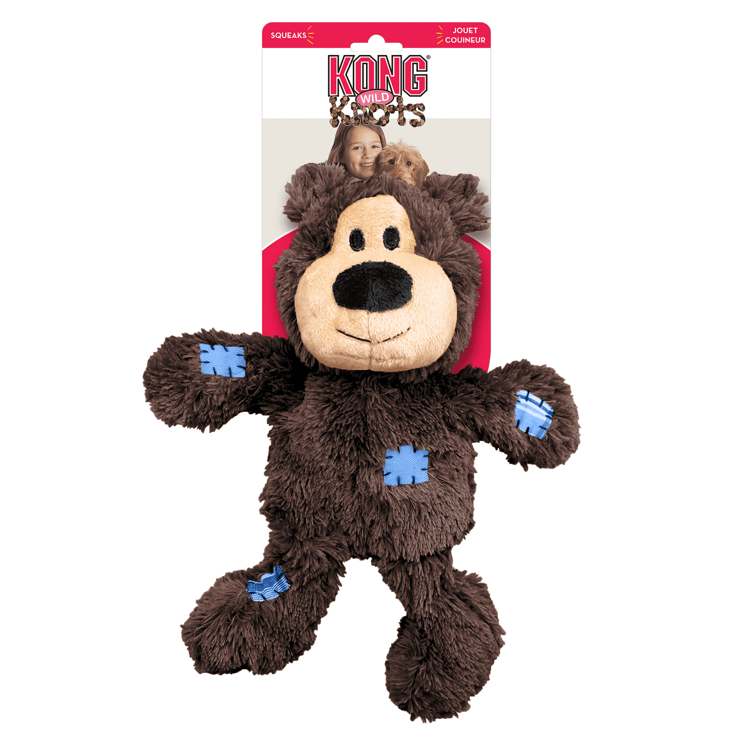 KONG Wild Knots Bear (Assorted Colours)