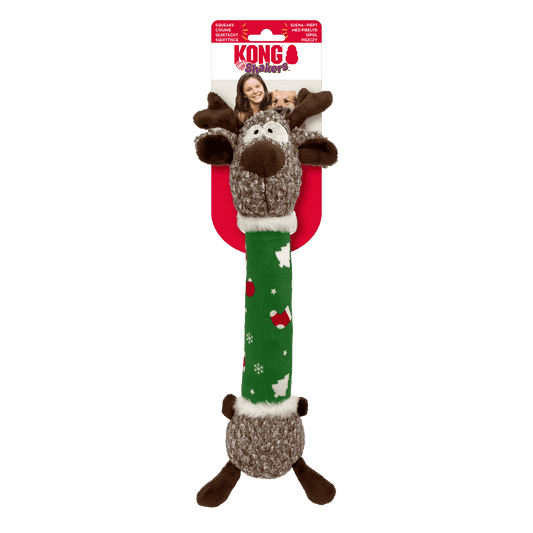 KONG Holiday Shakers Luvs Reindeer Medium
