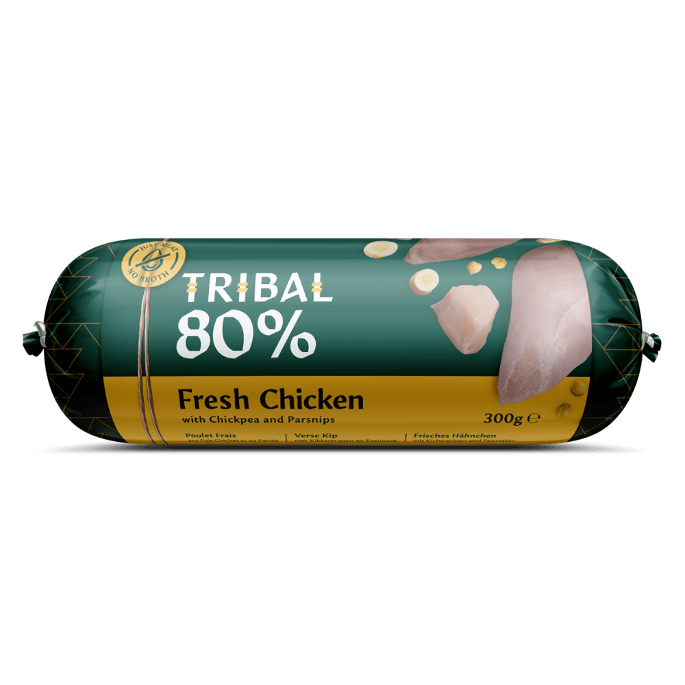 Tribal Wet Dog Food: 80% Chicken Sausage