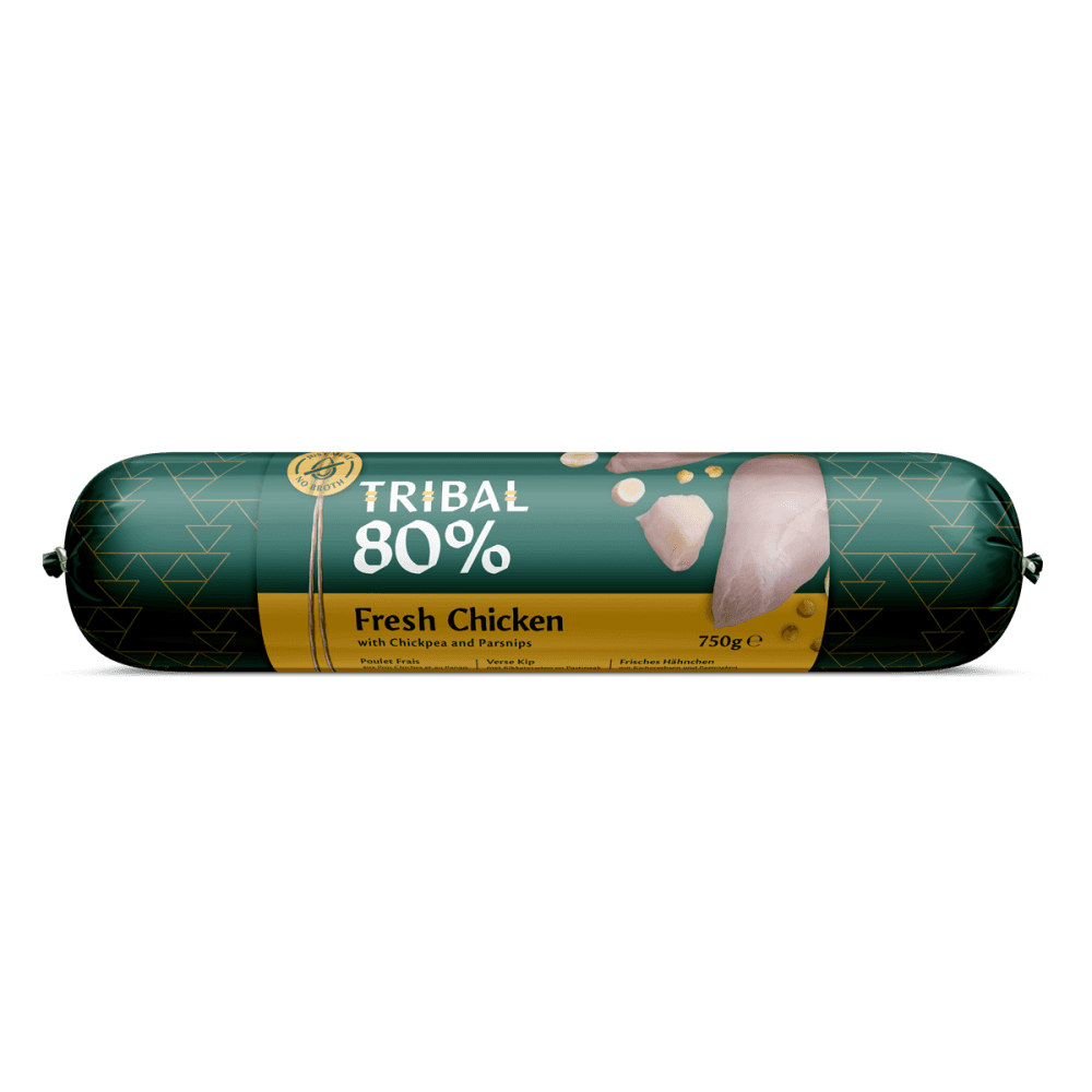 Tribal Wet Dog Food: 80% Chicken Sausage