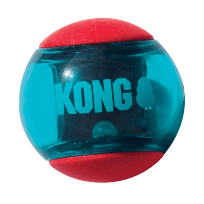 KONG Squeezz Action Balls Red Large 2pk