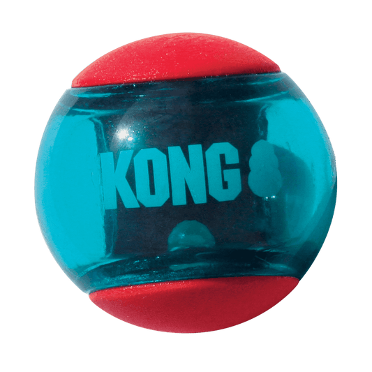 KONG Squeezz Action Balls Red Large 2pk