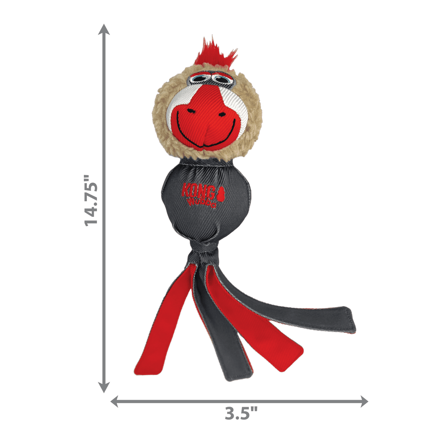 KONG Wubba Zoo Mandrill Large