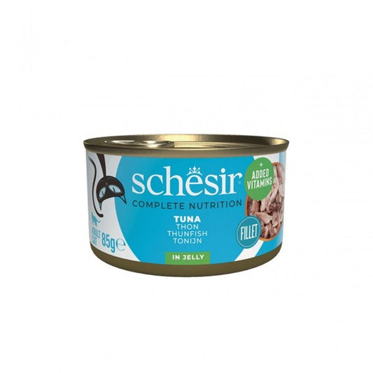 Schesir Wet Cat Food: Can Adult Tuna in Jelly 85g