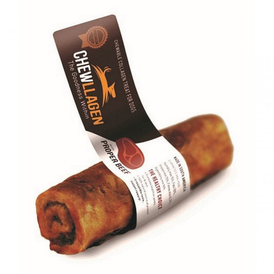 Chewllagen Collagen Beef Flavour Roll Dog Chew 5"