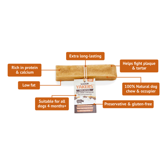 YAKERS Dog Chews Original Medium