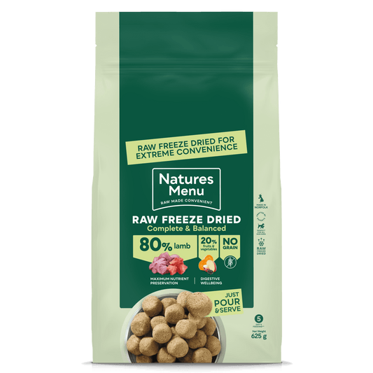 Natures Menu Freeze Dried 80% Lamb Dog Food