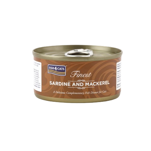 Fish4Cats Wet Food: Sardine & Mackerel 10x70g