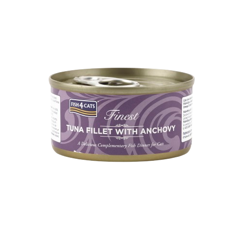 Fish4Cats Wet Food: Tuna Fillet with Anchovy 10x70g