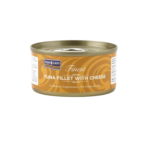 Fish4Cats Wet Food: Tuna Fillet with Cheese 10x70g